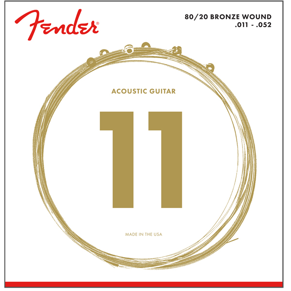 FENDER 70CL ACOUSTIC GUITAR STRINGS 11-52