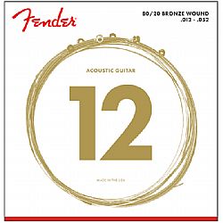 FENDER 70L ACOUSTIC GUITAR STRINGS 12-052
