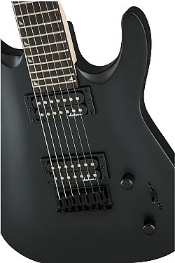 JACKSON JS22-7 DINKY SATIN BLACK
