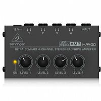 BEHRINGER HA400 4-ΚΑΝΑΛΟΣ ΕΝΙΣΧΥΤΗΣ ΓΙΑ ΑΚΟΥΣΤΙΚΑ