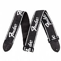 FENDER RUNNING LOGO BLACK STRAP