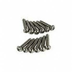 FENDER PICKUP and SWITCH MOUNTING SCREWS CHROME (12)