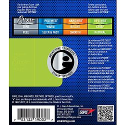ELIXIR 19102 OPTIWEB ELECTRIC GUITAR STRINGS 11-49