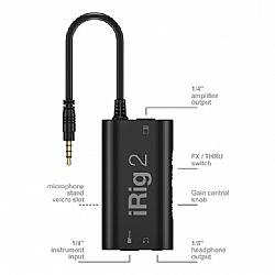 IK MULTIMEDIA iRiG 2 MOBILE GUITAR INTERFACE