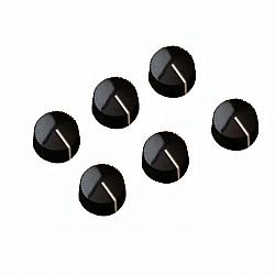 FENDER PURE VINTAGE RADIO AMP KNOBS BROWN