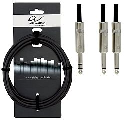 ALPHA AUDIO CABLE INSERT JACK STE - 2 JACK ΜΟΝΟ 1.5m