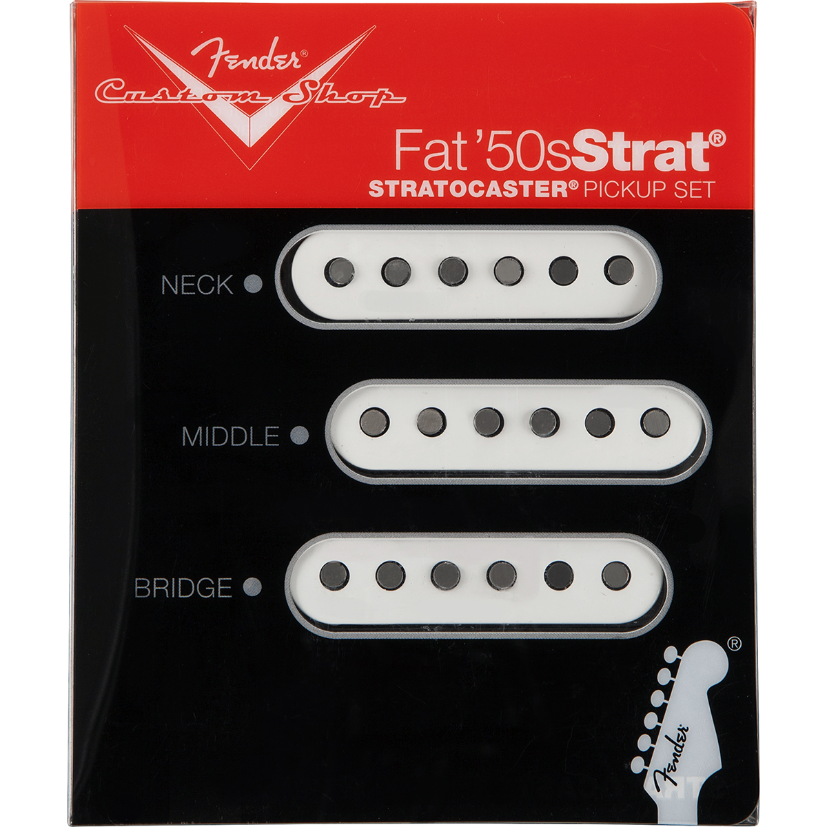 FENDER CUSTOM FAT '50s STRAT PICKUP SET (3)