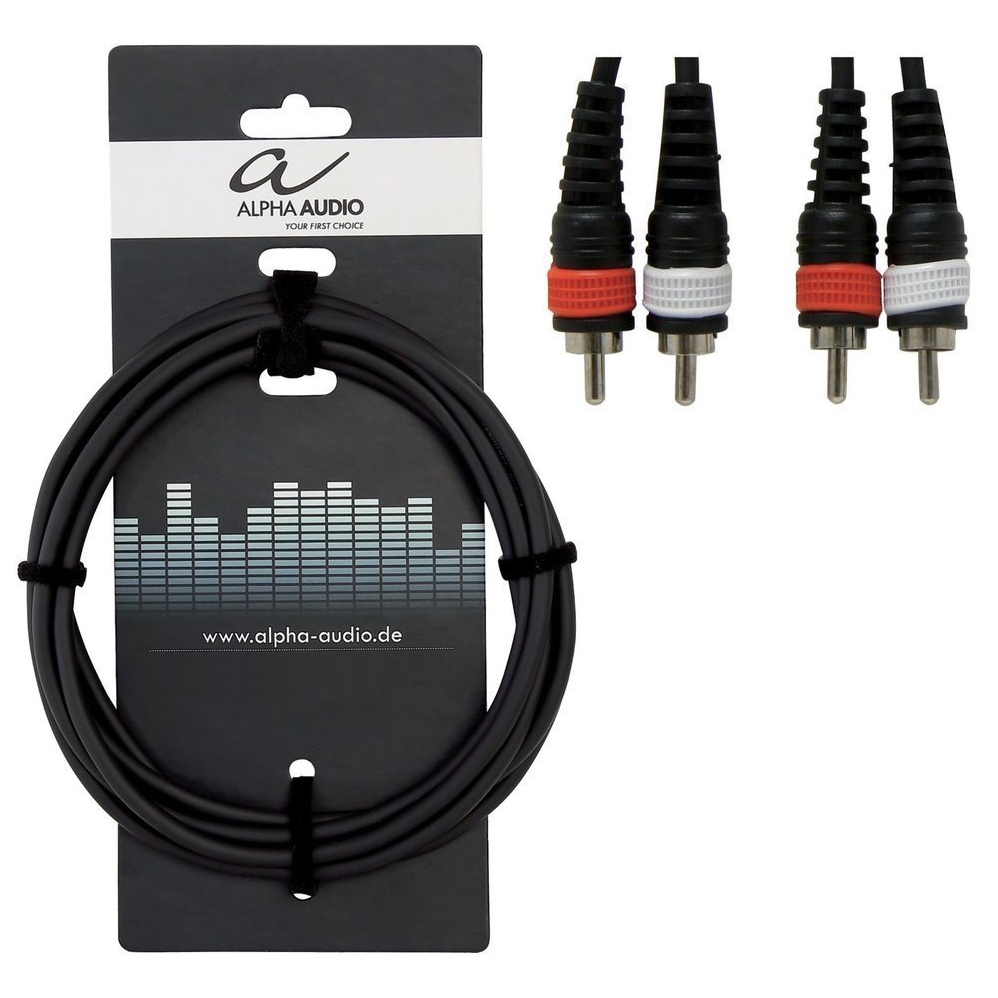 ALPHA AUDIO CABLE 2 RCA - 2 RCA 3m